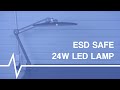 Eleshop esd safe 24w led lamp  unboxing  demonstration