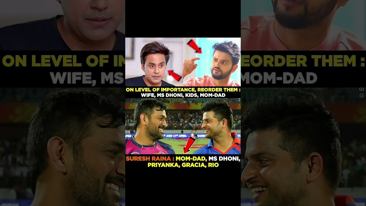 Ms Dhoni And Suresh Raina 🥰 