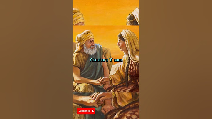 ABRAHAM Y SARA ERAN HERMANOS