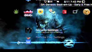 My custom PS3 theme