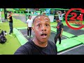 WE SPENT 24 HOURS IN A TRAMPOLINE PARK!!😱