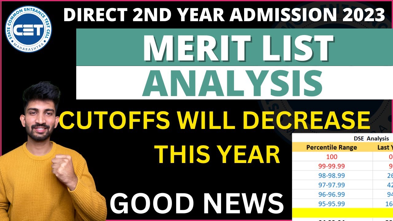 DSE Merit List Analysis 2023 | Direct Second Year Engineering Cutoffs ...