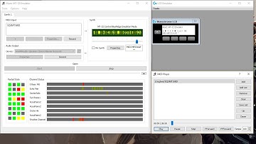 Munt: MT-32 Emulator custom version with Logitech LCD support (comparison)