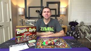 Zombie-Opoly Board Game Unboxing & Review  (Late For The Sky Product)