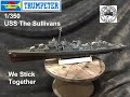 USS The Sullivans 1/350 Trumpeter: Building, Painting