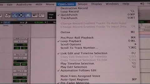 Pro Tools Scrolling Option Tips