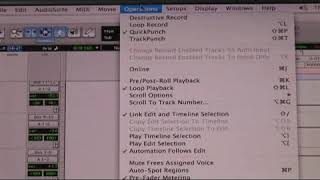 Pro Tools Scrolling Option Tips