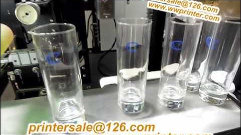 glass cup mug auto screen decoration printing machine