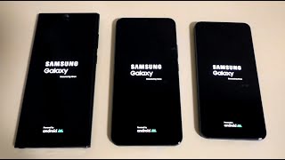 Samsung Galaxy S22 Ultra Vs Galaxy S22 Plus Vs Galaxy S22 Bootanimations