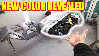 Aventador Widebody Arrives for PAINT!!