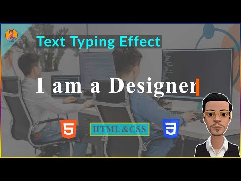 CSS Text Typing Effect || Text Typing Animation Bangla Tutorial