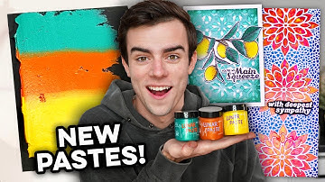 Cardmaking With NEW Lunar Pastes and Paste Tools!