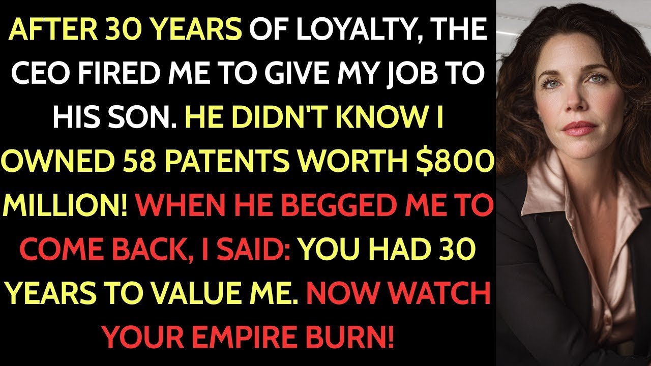 After 30 Years, the CEO Promoted His Kid Over Me — So I Exposed 58 Secrets Worth $800M