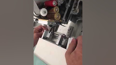 Wire Flag Label Pasting Machine, Automatic Flag Adhesive Labeling Machine