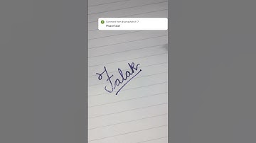 Falak name in cursivewriting #handwriting #learncursive #handwritingstyles #requestedvideo