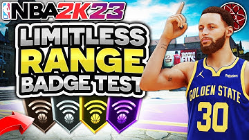 NBA 2K23 Best Shooting Badge Tips : LIMITLESS RANGE = S Tier