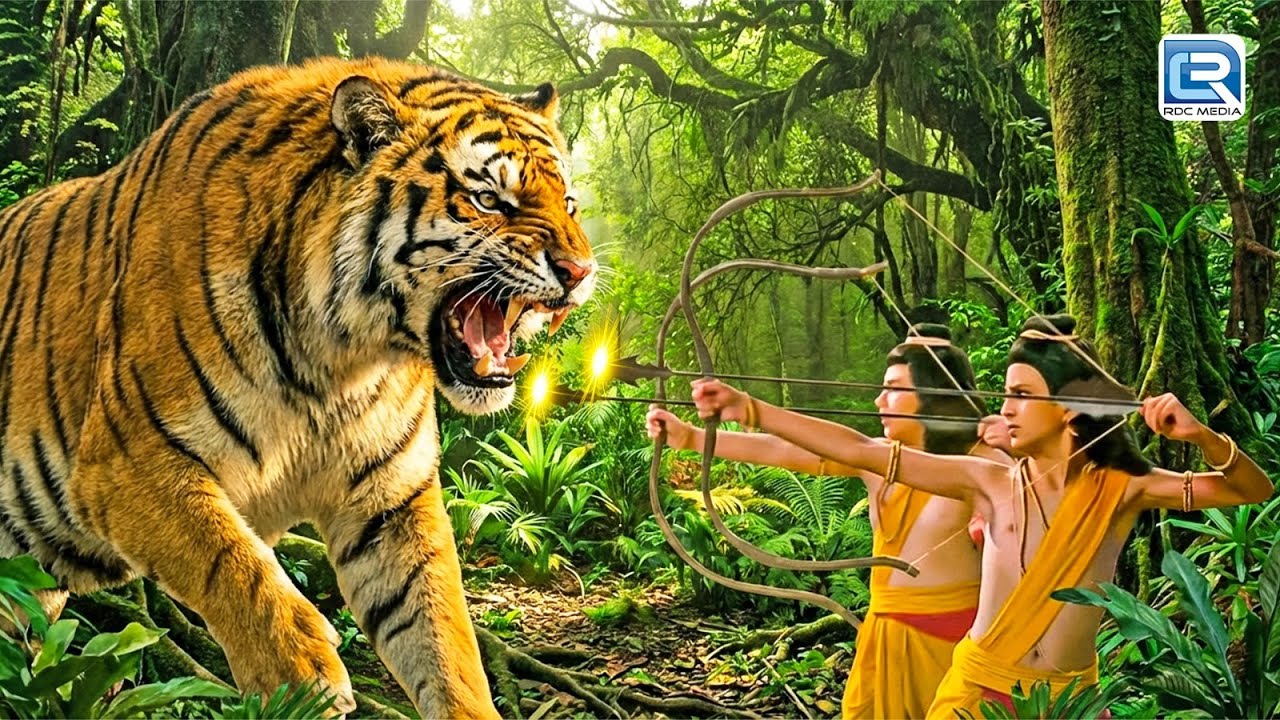 कैसे सामना करेंगे लवकुश भयानक बाघ का ? | Shrimadramayan | New Episode 101