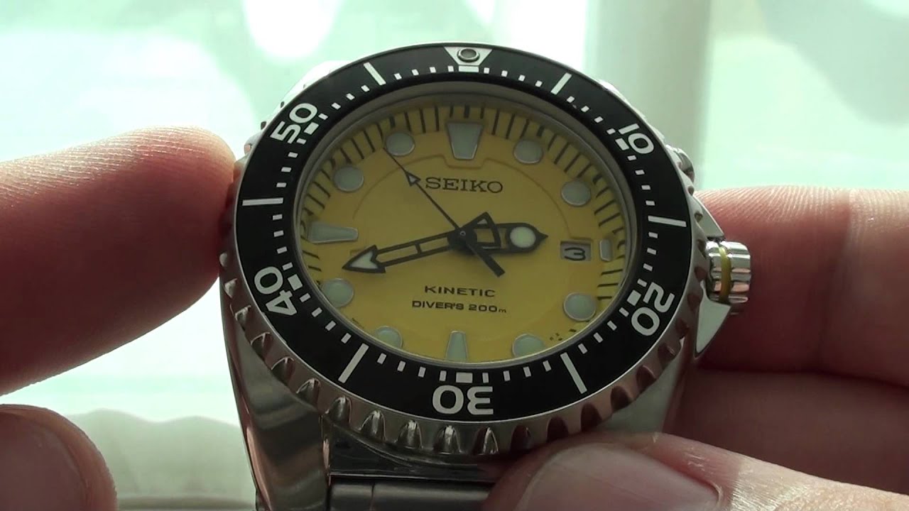 Seiko Kinetic SKA367 P1 (Kinetic diver's watch 200m) - YouTube