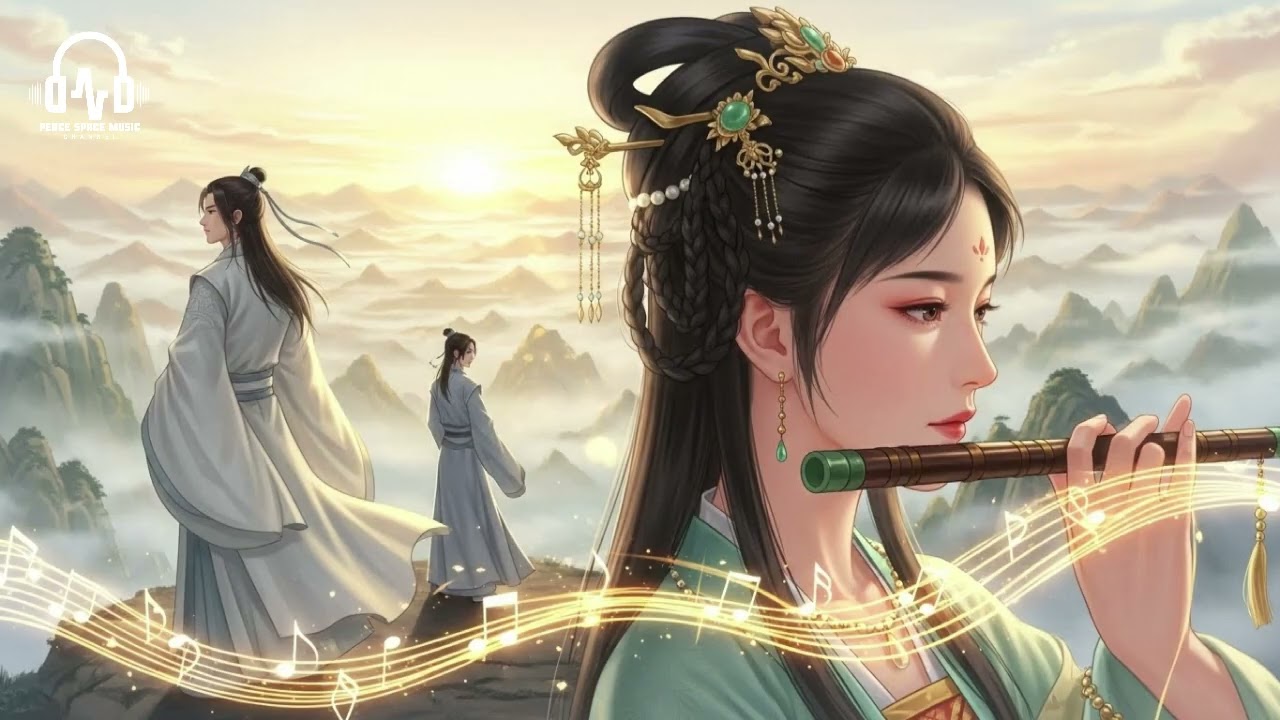 Warm Chinese Zen Music for Sleep | Lanterns in the Mist