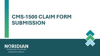 CMS-1500 Claim Form Submission