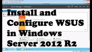 Install and Configure WSUS in Windows Server 2012 R2