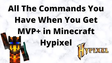 ALL THE COMMANDS AND PERKS YOU HAVE WHEN YOU GET MVP+! [Minecraft Hypixel] (WORKING 2022)