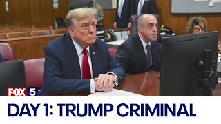 Day 1: Trump criminal trial