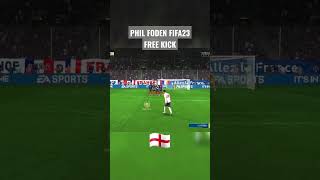 PHIL FODEN FIFA23 FREE KICK #england #shorts #fifa23 #freekick #فيفا23 #worldcup #worldcup2022