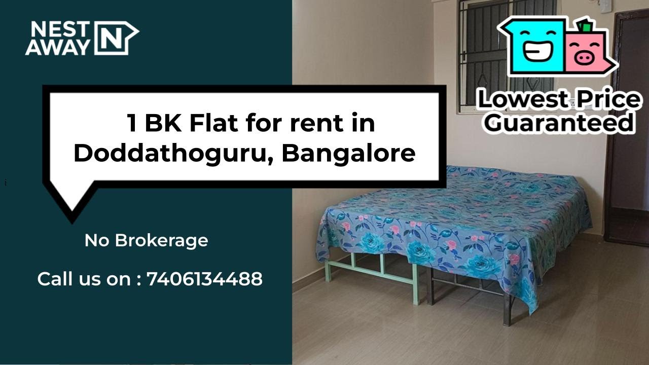 1 BK Flat for rent in Bangalore | Doddathoguru | Bachelors/Family ...