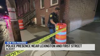Police presence near Lexington and First Street in Albany