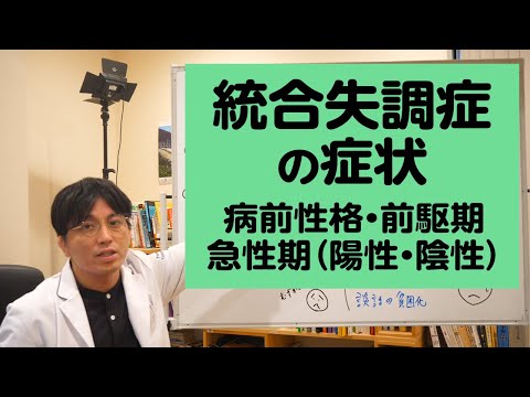 統合失調症の症状を解説します【精神科医が一般の方向けに病気や治療を解説するCh】