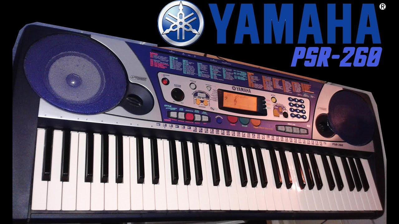 YAMAHA PSR 260 - YouTube