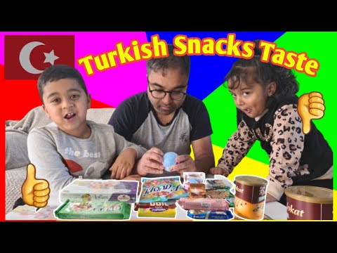 Trying Turkish Snacks