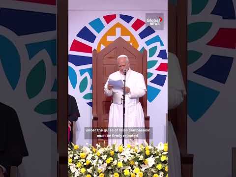 Pope Leo speaks out against medically-assisted dying, calls it "fake compassion"