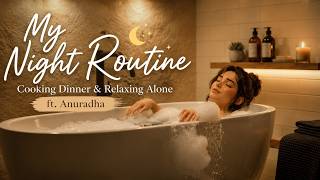 My cozy night routine 🌙 cooking, self care &amp; peaceful alone time ✨