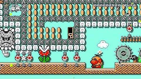 (SMM) WR [LEVEL BROKEN!] - HonoredToBePartOfMarioCommunity! by J-Bizzle - (1:01.178)