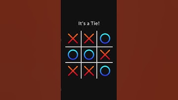 AI vs AI in Tic-Tac-Toe is boring... #Shorts