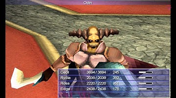 Final Fantasy IV Remake Basement of Baron BOSS FIGHT ODIN Part 37 Walkthrough