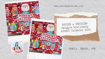 Review and Unboxing - Smiggle Stationery Advent Calendar 2020