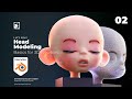 02 head modeling for 3d newbies  blender  3d animation