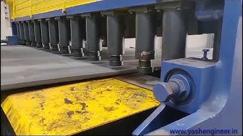 HR Steel Cut to Length Machine YE(20mm x 2000mm)- 40Ton for high Tensile