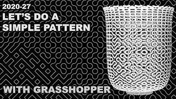 How to: Beginner Simple Seamless Pattern (Grasshopper)