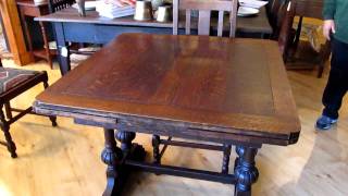 Cool Sliding Extensions Antique Table