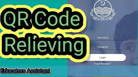 Sis QR Code Relieving| SIS PUNJAB RELIEVING.| Punjab school relieving and joining