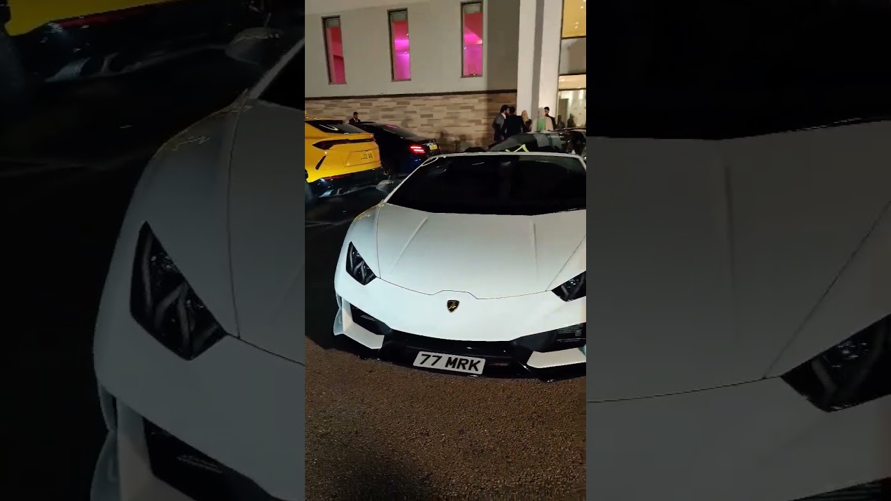 Lamborghini's at a UK wedding #pakistani #wedding #pakistaniwedding