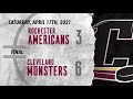 Cleveland Monsters Highlights: 4.17.21 Win vs. Rochester Americans