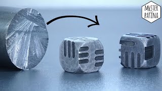 I made a set of Cyber Dice from raw Steel