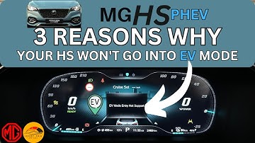 MG HS PHEV - Why It Is Not Going Into EV Mode / EV Mode Entry Not Support / Exit From EV Mode