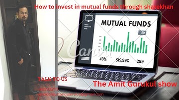 How to invest in mutual funds through sharekhan Complete process ?