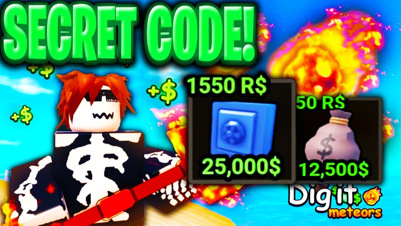 *NEW* ALL SECRET CODES FOR DIG IT IN JANUARY 2025! ROBLOX DIG IT CODES ...